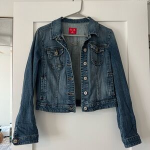 Elle Women's Classic Blue Jean Jacket Size M